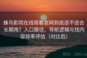 蜂鸟影院在线观看官网到底适不适合长期用？入口路径、导航逻辑与找内容效率评估（对比后）