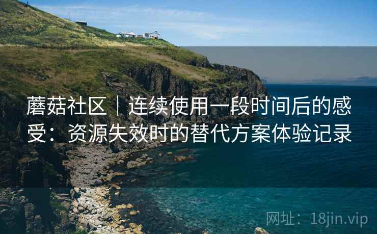 蘑菇社区｜连续使用一段时间后的感受：资源失效时的替代方案体验记录