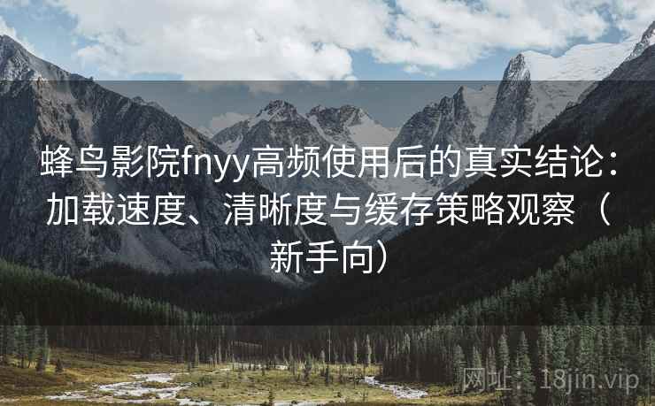 蜂鸟影院fnyy高频使用后的真实结论：加载速度、清晰度与缓存策略观察（新手向）