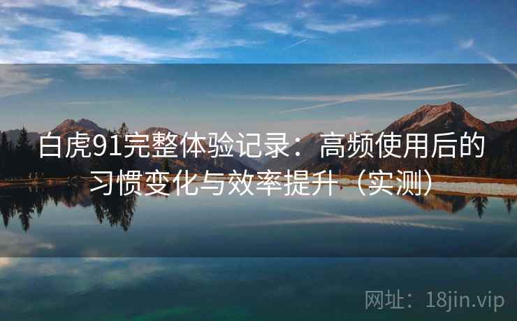 白虎91完整体验记录:高频使用后的习惯变化与效率提升(实测) 白虎91完整体验记录:高频使用后的习惯变化与效率提升(实测)